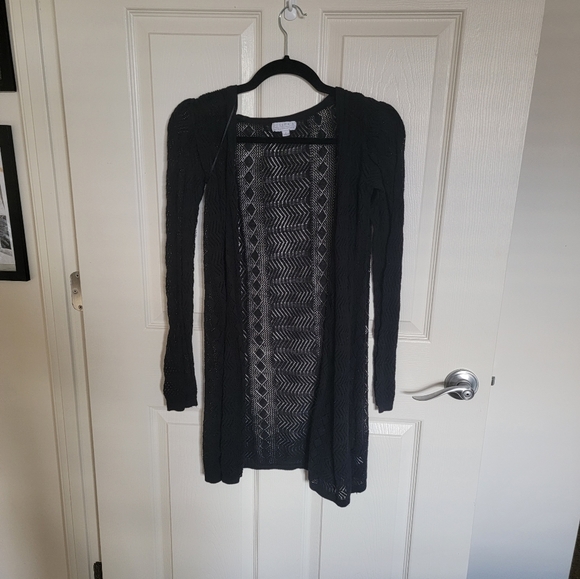 Joseph A. Knit Pattern Open Front Cardigan Small - Picture 1 of 7